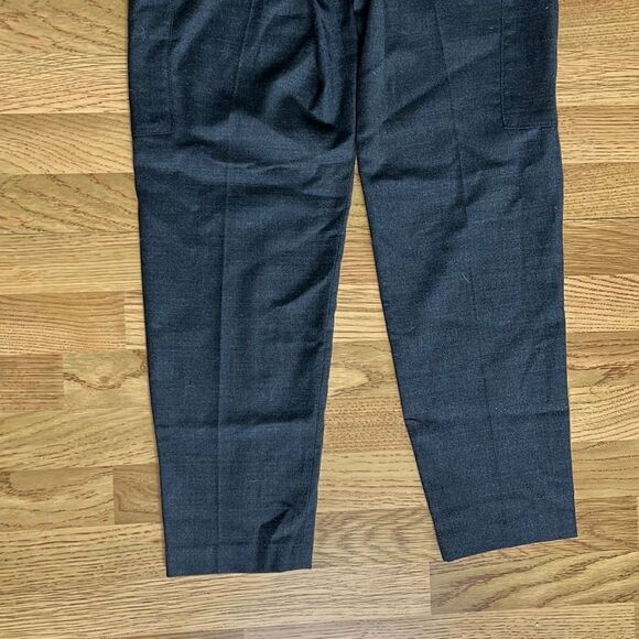 Club Monaco Womens Wool Cargo Pants Full Length Charcoal Size 30 - Picture 15 of 15